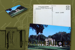 INDIANHEAD.CZ IM90014 US 2ID POST CARD SECOND INFANTRY DIVISION MEMORIAL WASHINGTON D.C.